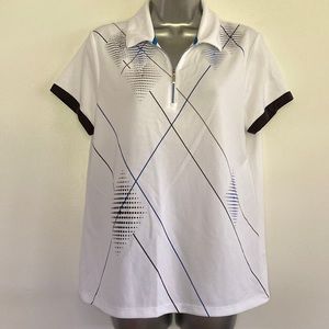 Izod Perform X Cool-FX Short Sleeve Golf Pullover